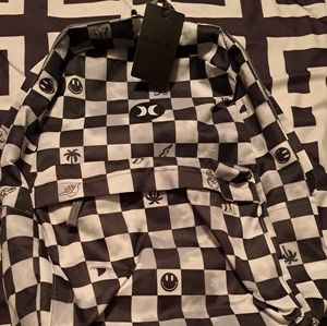 Hurley  checked  packpack